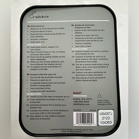 Rabbit Wine Preserver - Picture 3 of 5